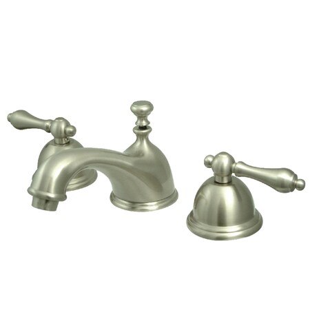 Kingston Brass KS3968AL 8" Widespread Bathroom Faucet, Brushed Nickel KS3968AL